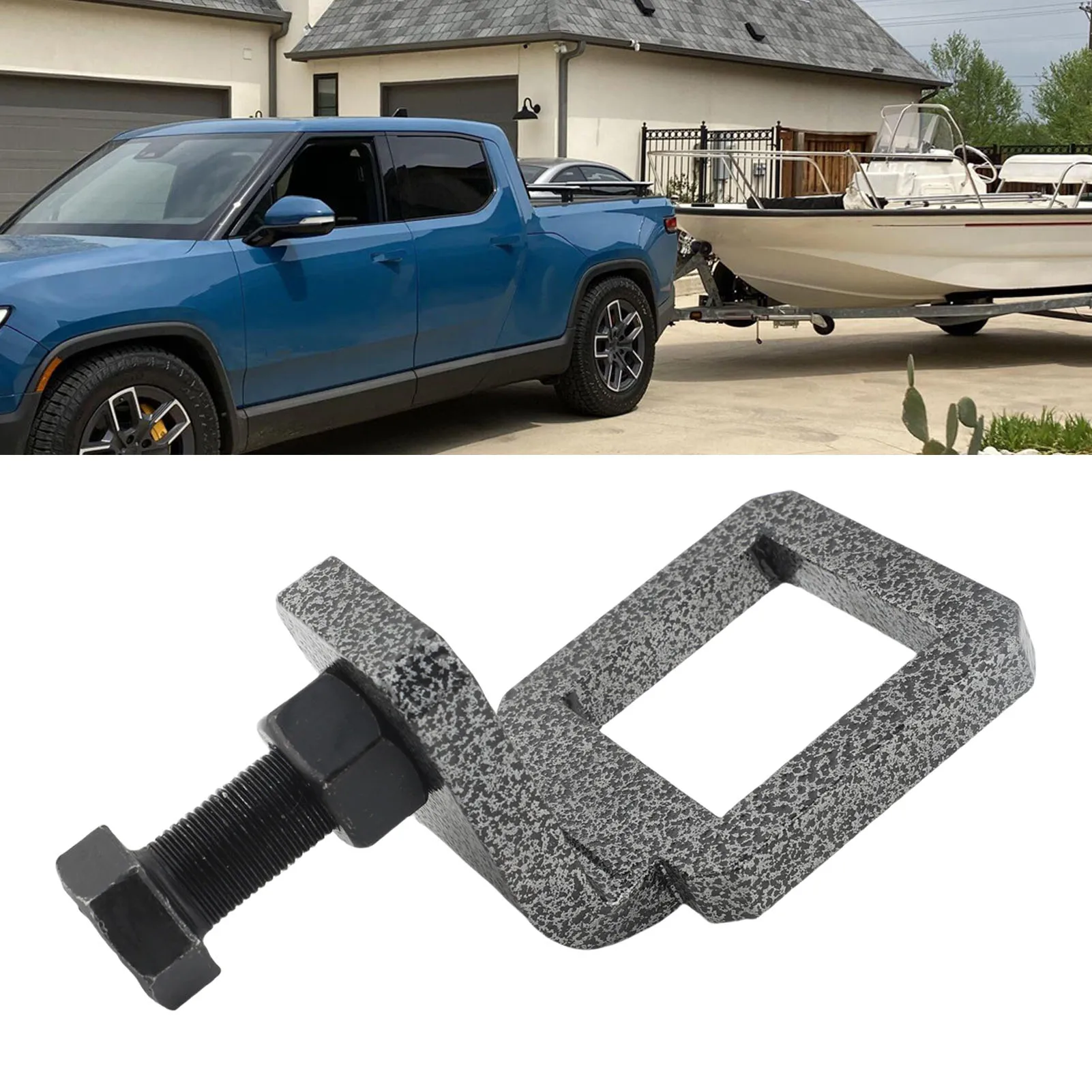 

Зажим для натяжителя сцепного устройства с защитой от погремушки, сверхмощный стабилизатор сцепного устройства прицепа с покрытием из синтетической стали для 2,5-дюймовых приемников