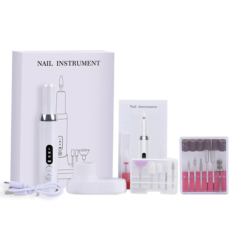 Household Electric Nail Grinder, Manicure Instrument, Portable Manicure Pen, Wireless Grinder, Small Polishing Pen