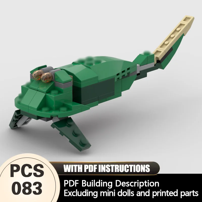 

Creators Animal Series Model MOC Building Bricks Cephalaspis Modular Technology Gifts Holiday Assemble Children Toys Suit