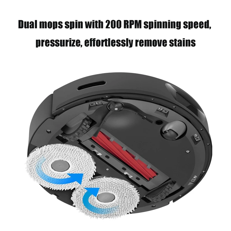 10 pçs roborock p10 q revo série mop almofada de substituição para roborock p10 kit limpeza piso duro