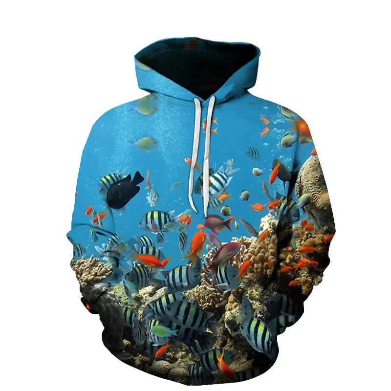 Fishing Series Printed Men\'s 3D Print hoodie men women streetwear hoodies Y2K Sweatshirt kids Harajuku pullover Clothing