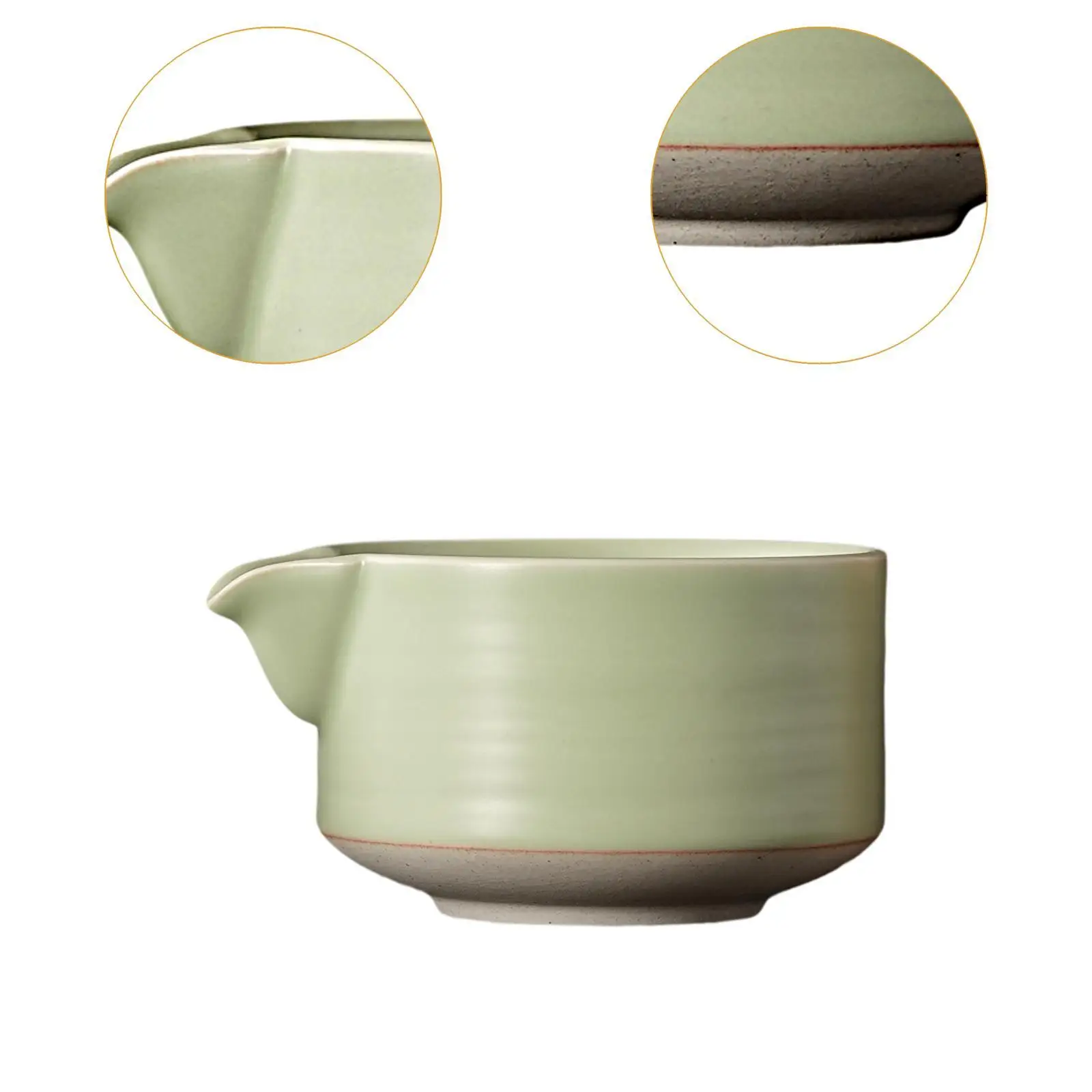 Ceramiczna miska na herbatę Matcha, akcesoria Matcha z wylewką, tradycyjna porcelanowa miska na herbatę dla miłośników herbaty, przyjaciół
