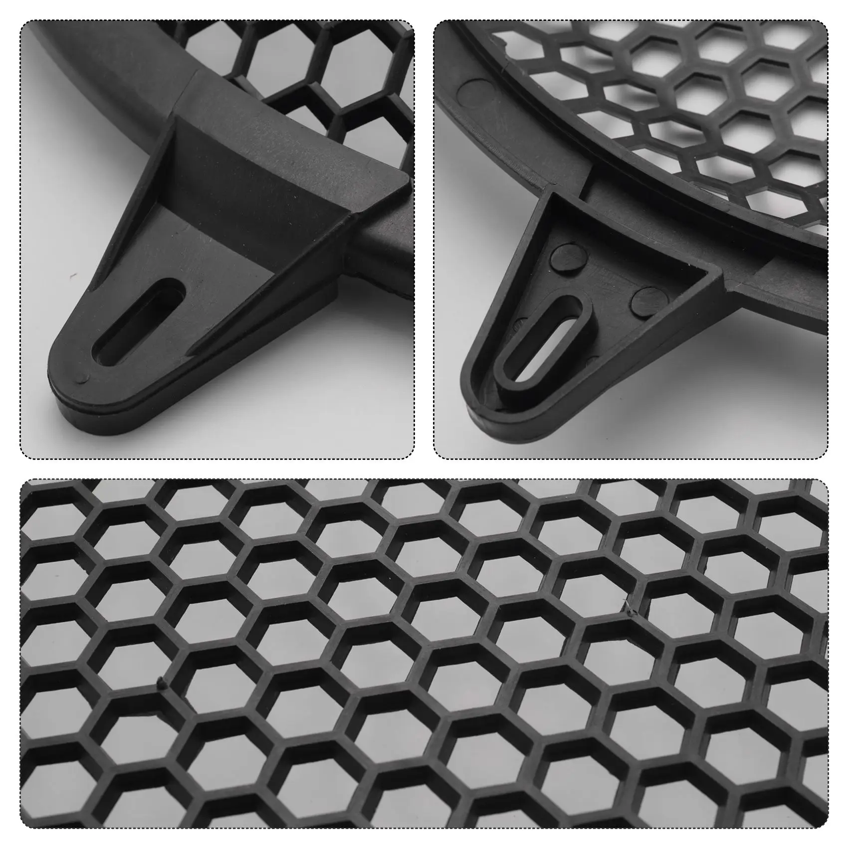 ซับวูฟเฟอร์กริดเครื่องขยายเสียงลำโพงรถยนต์ฝาครอบตะแกรงตาข่าย-10นิ้ว