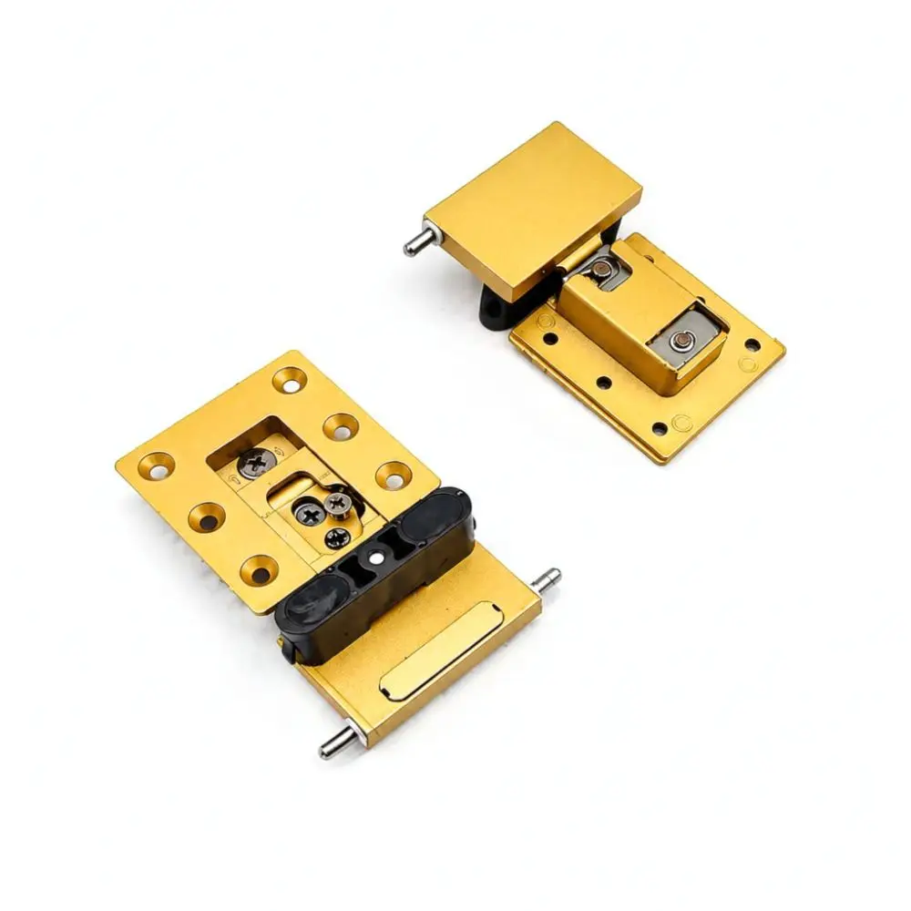 Invisible Hydraulic Cabinet Hinge Soft Close Damper Zinc Alloy Door Hardware Adjustable Furniture Silent Buffer Hinge