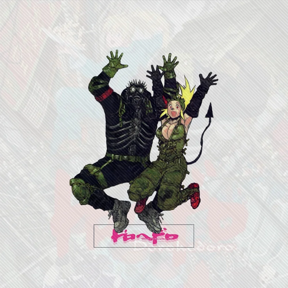 15cm Dorohedoro Archive Acrylic Stand Ornaments Keychain