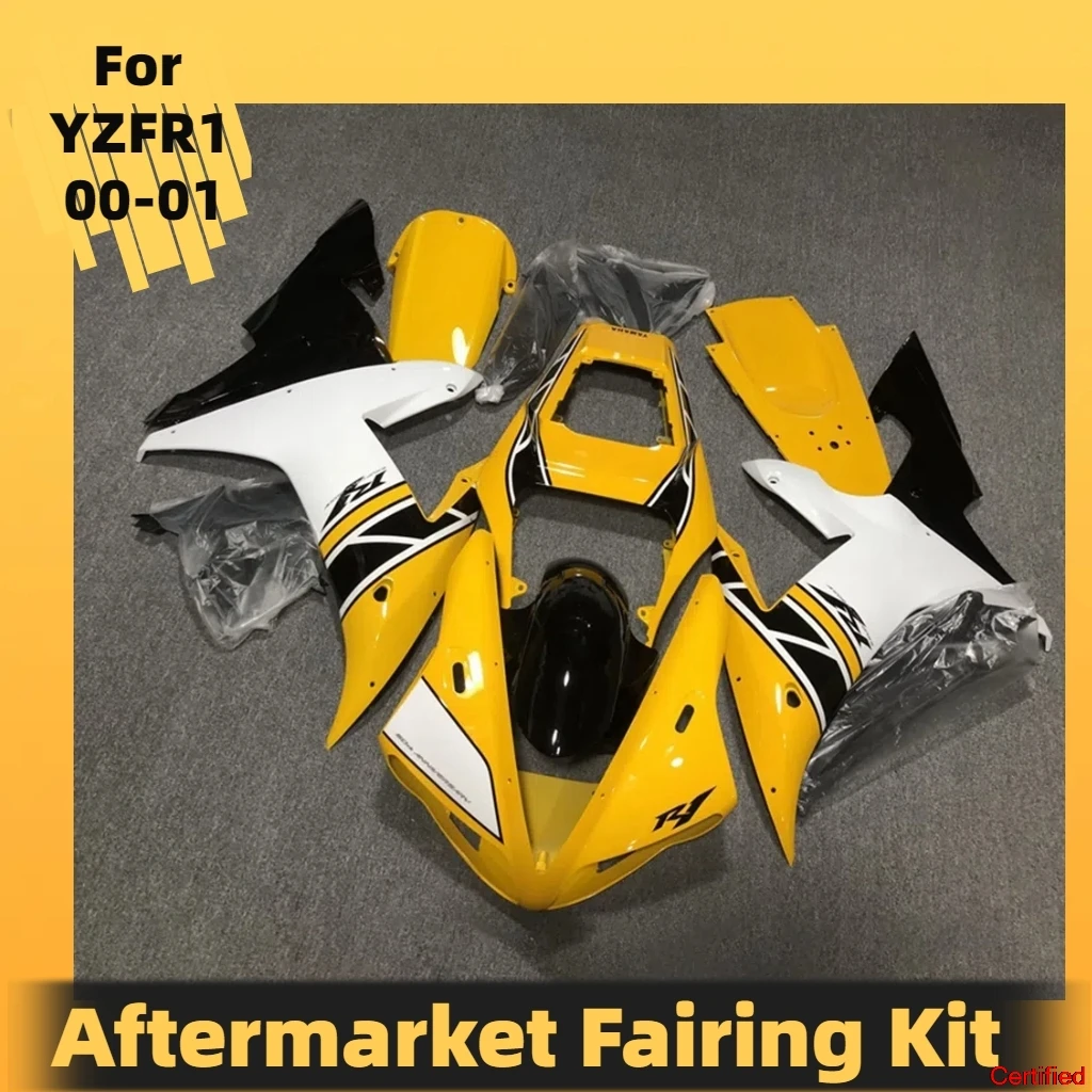 Fairing Kit for Yamaha YZF R1 2000 2001 ABS Plastic Prime Aftermarket Complete Motorcycle Fairings yzfr1 00 01