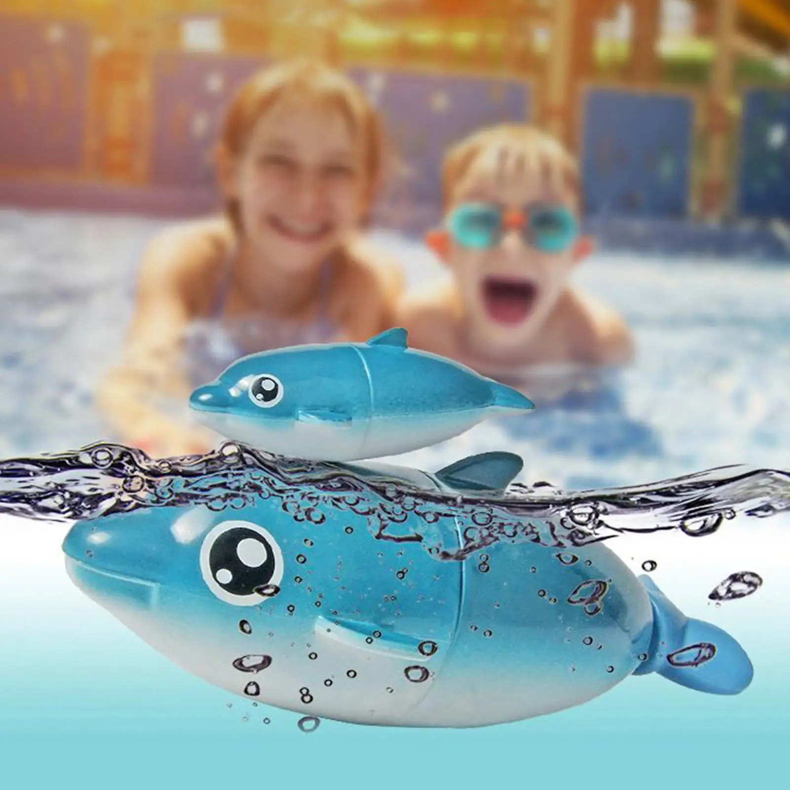 Kid Bath Toys Automatic Floating Fish Toys for Child Bathing Early Learning Game Interactive Bathtub Water Game for Preschool