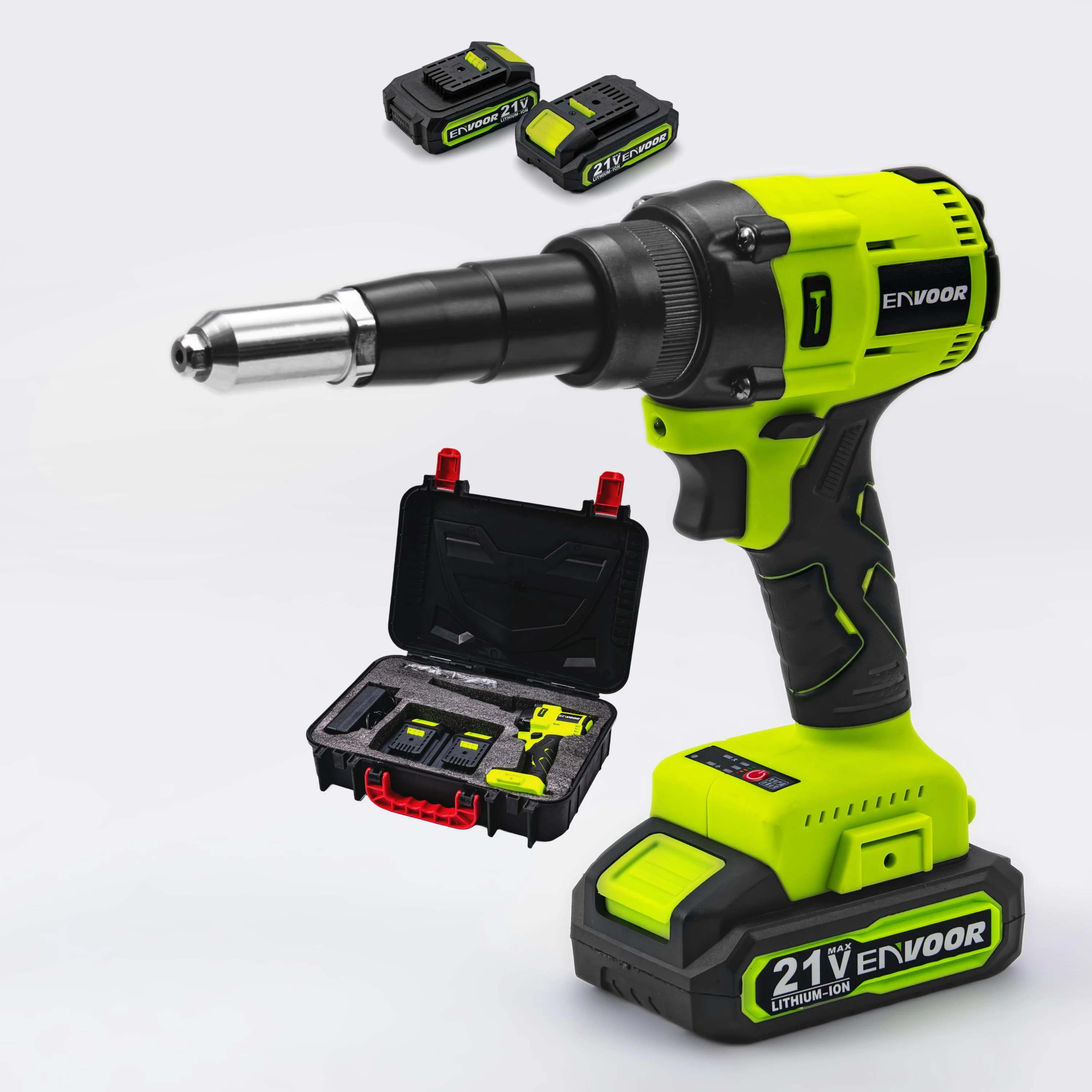 

21V Automatic Charging Lithium Cordless Rivet Brushless Blind Rivet Electric Rivet Industrial Grade Durable