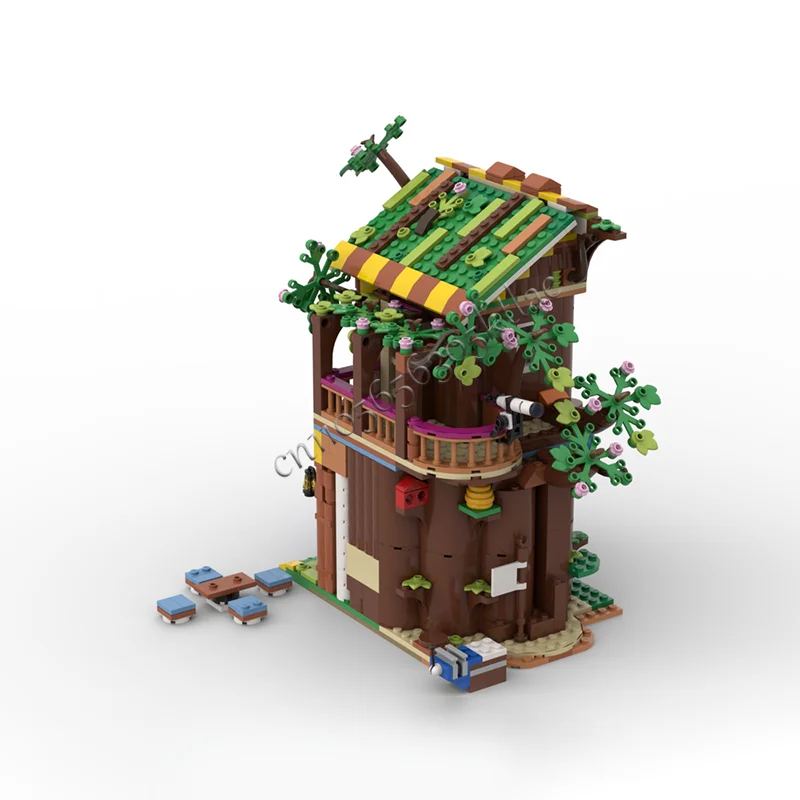 MOC 980ピース ホットセール 養蜂家の店 DIY 組み立てブロック モデル ディスプレイ おもちゃ 子供向け 組み立て式 誕生日 クリスマス プレゼント