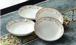 4pcs set, 4inch, bone china small children plate, gold butterfly design, sushi plate set, porcelain sushi dishes, microwave safe