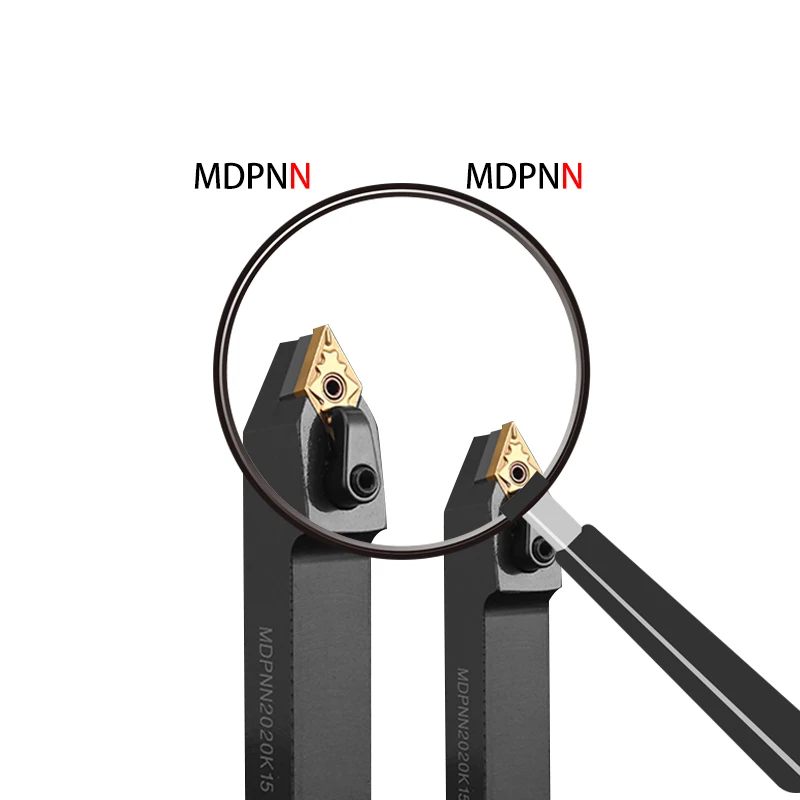 KaKarot External Turning Tool MDPNN2525M11 MDPNN2020K11 MDPNN1616H11 Carbide Inserts DNMG MDPNN Lathe Tool Cutting Tools 1 Set