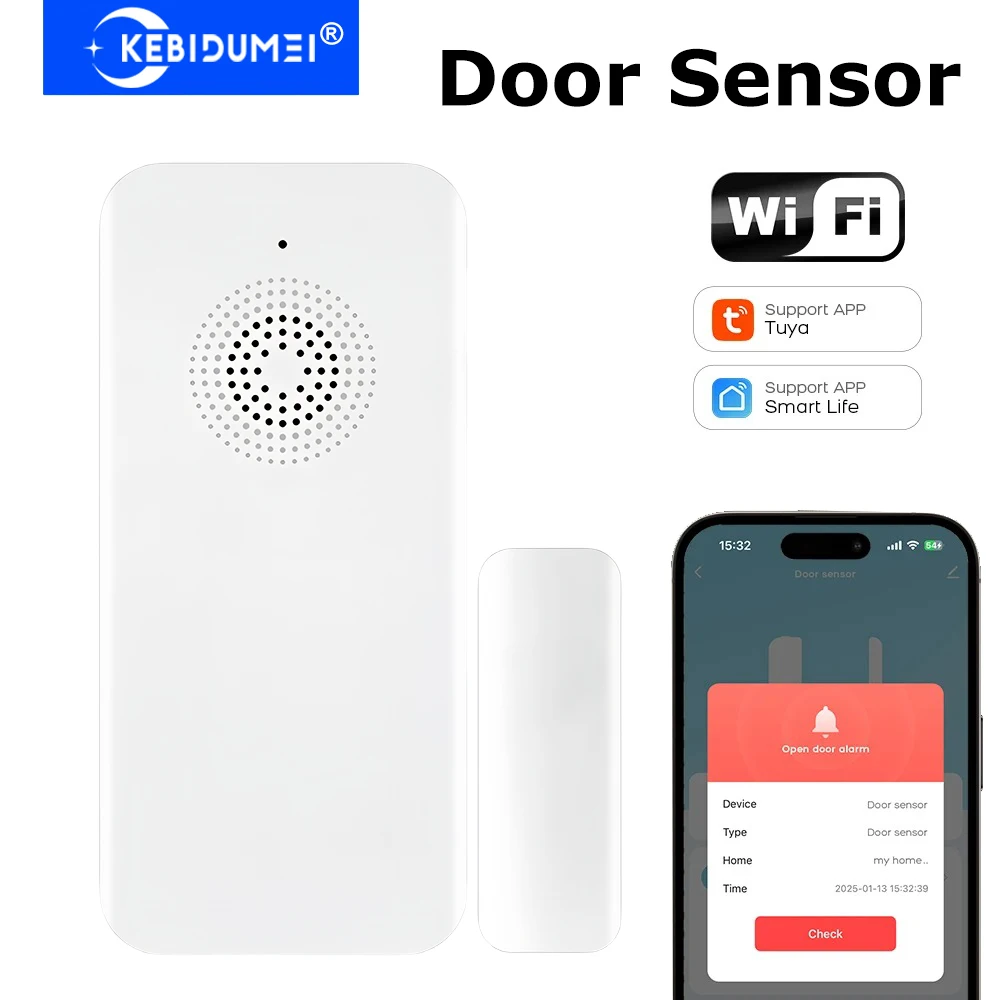 

Умный дверной датчик Tuya, оконный датчик, независимая сигнализация Zigbee/WIFI, умный датчик управления жизнью, дверной датчик, сигнализация для дома