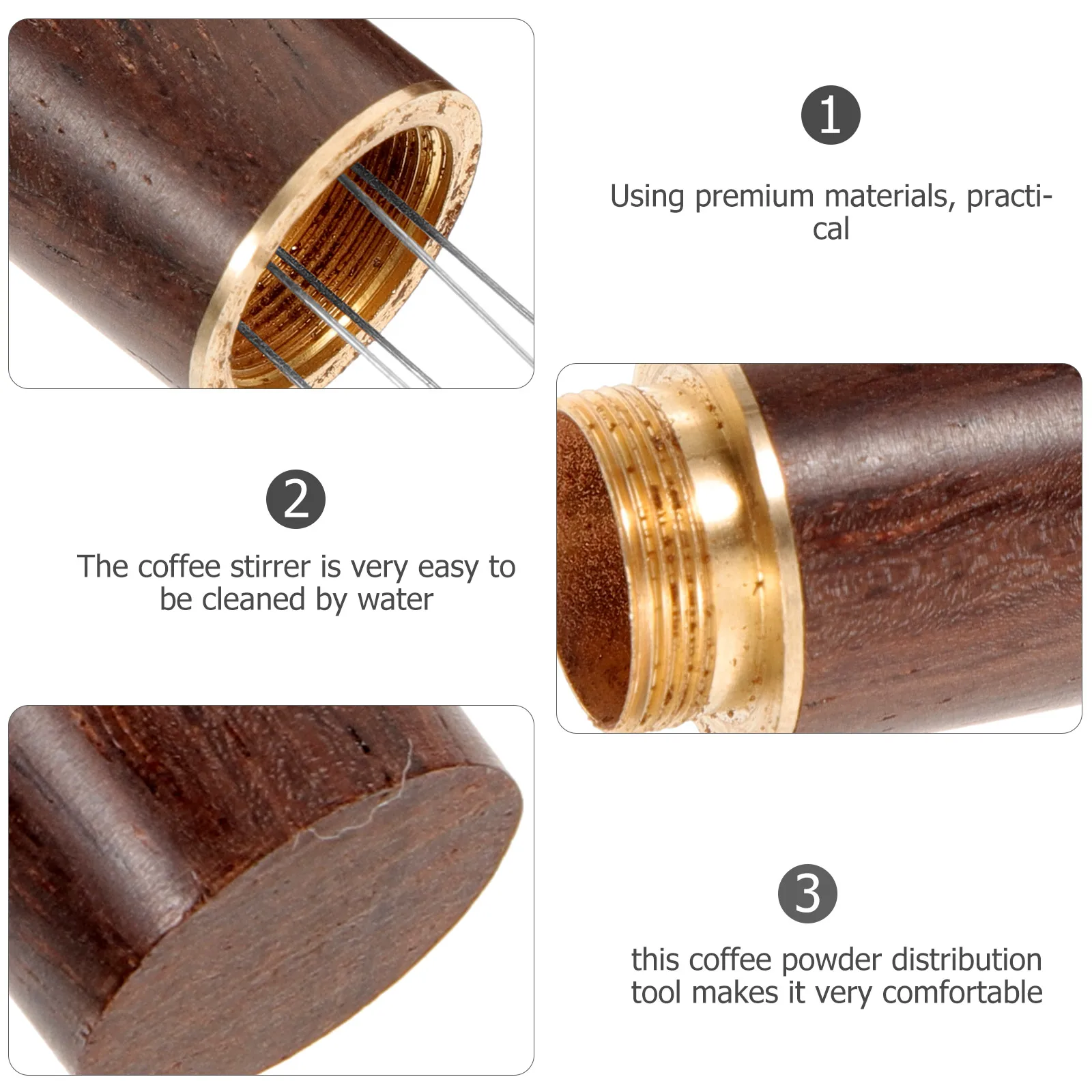 

Распределитель кофейного порошка, металлическая мешалка для эспрессо, эргономичная ручка, легко чистится, яркий подарок для друзей, любителей фестивалей