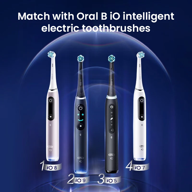 Original Oral B IO Series Brush Heads Replacement Match with Oral-B IO 5/7/8/9 Electric Toothbrushes Gentle Care Ultimate Clean