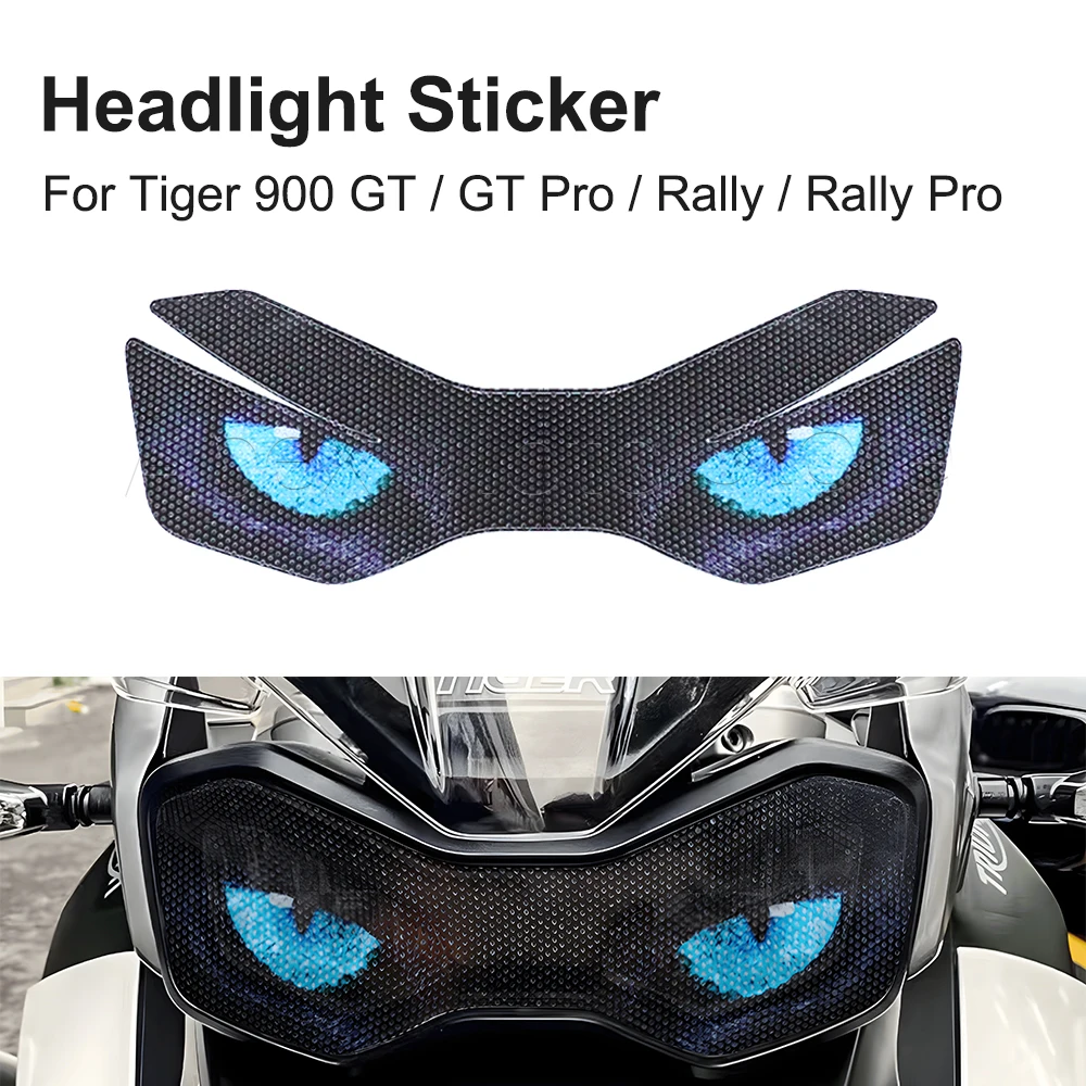 

For Tiger900 Tiger 900 GT Rally Pro 2020-2025 Front Headlight Stickers Motorcycle Head Light Protection Decals Headlight Sticker