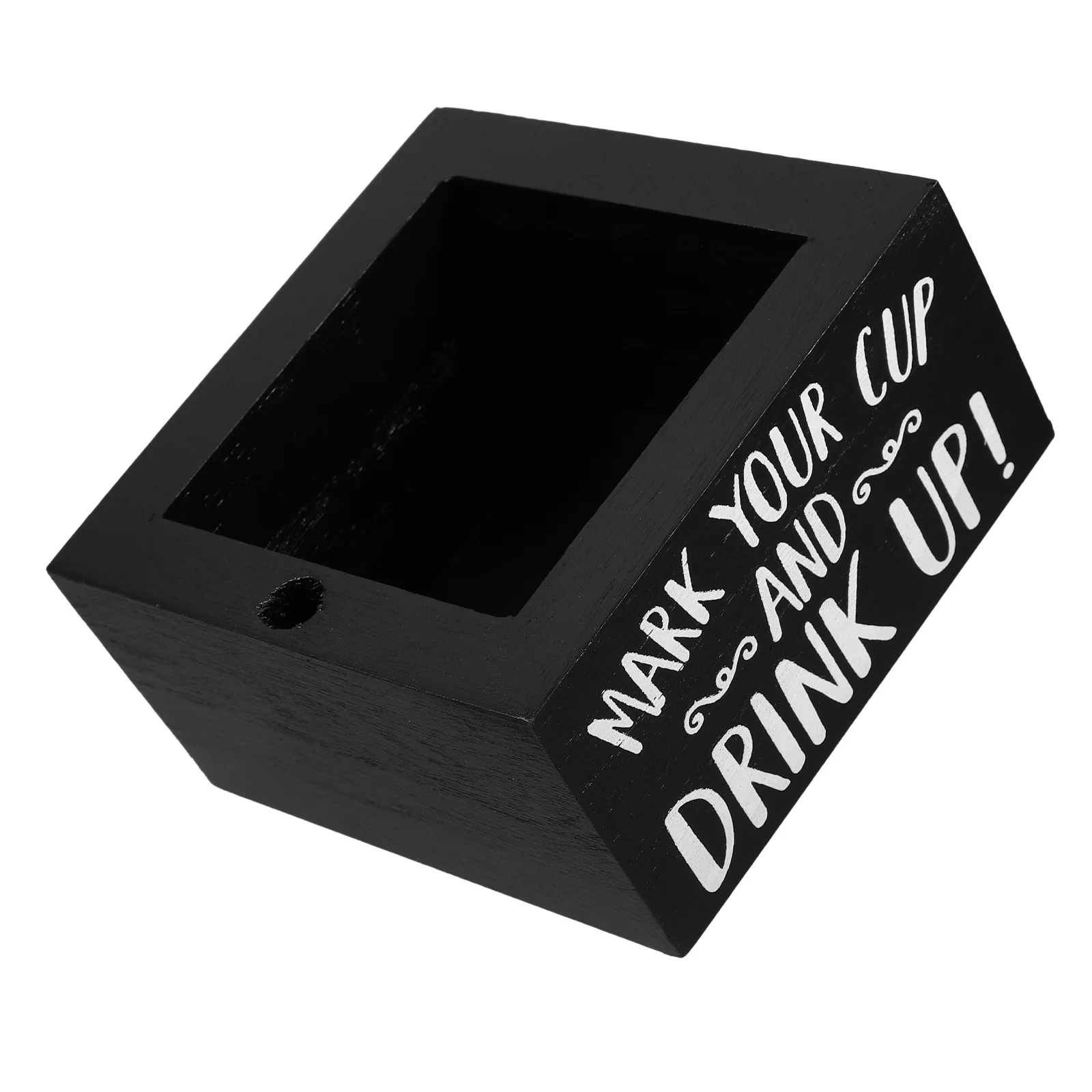 

1pcs Cup Holder Wooden Rustic Cups Organizer For Kitchen Cabinet, Cup Storage Organizer For Table Countertop Bathroom Bar Party