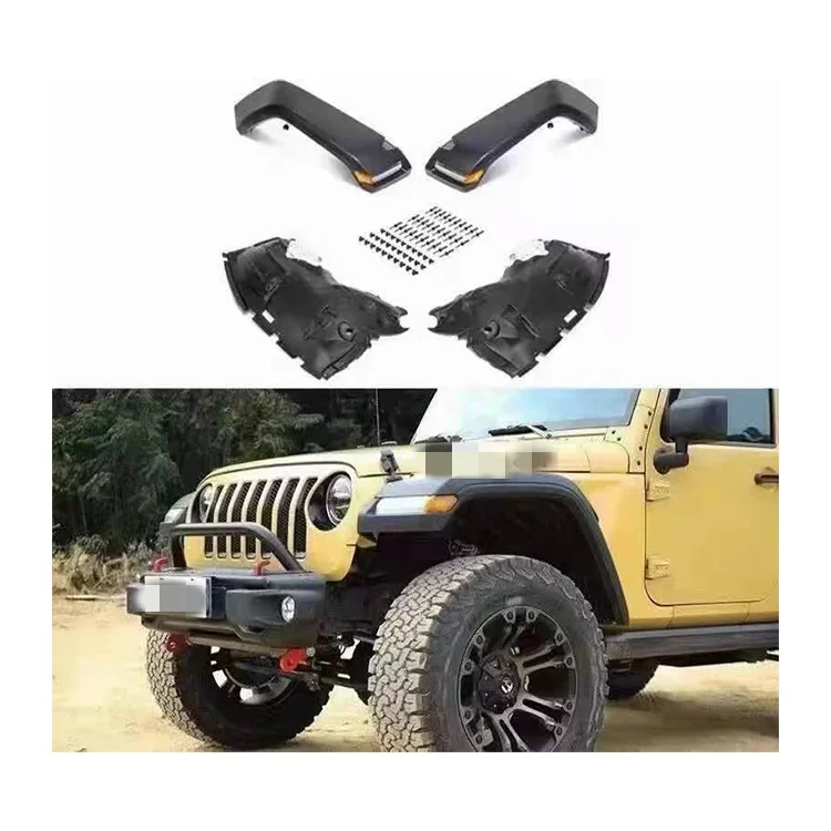 

Apollo2007-2017 Accessories Car Offroad 4x4 Auto High Top Front Fender Flares For Wrangler Jk