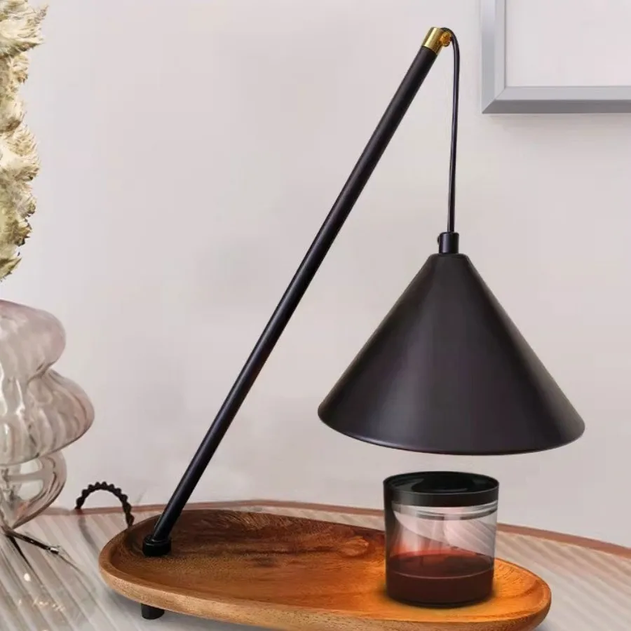 Simple Melted Wax Lamp European Design Wax Warmer Melted Candle Lamp Table Light Bedroom Aromatherapy Candle Holder Decoration