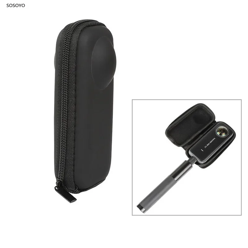 Mini PU Storage Bag Waterproof Carrying Case  Protective Box For Insta360 One X X2 Panoramic Action Camera Accessories