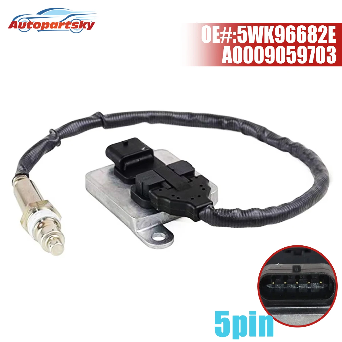 Nitrogen Oxide Nox Sensor 5WK96682E A0009059703 For Mercedes-Benz C292 W906 C253 X253 C205 GLE300d GL350 A0009058511 Accessories