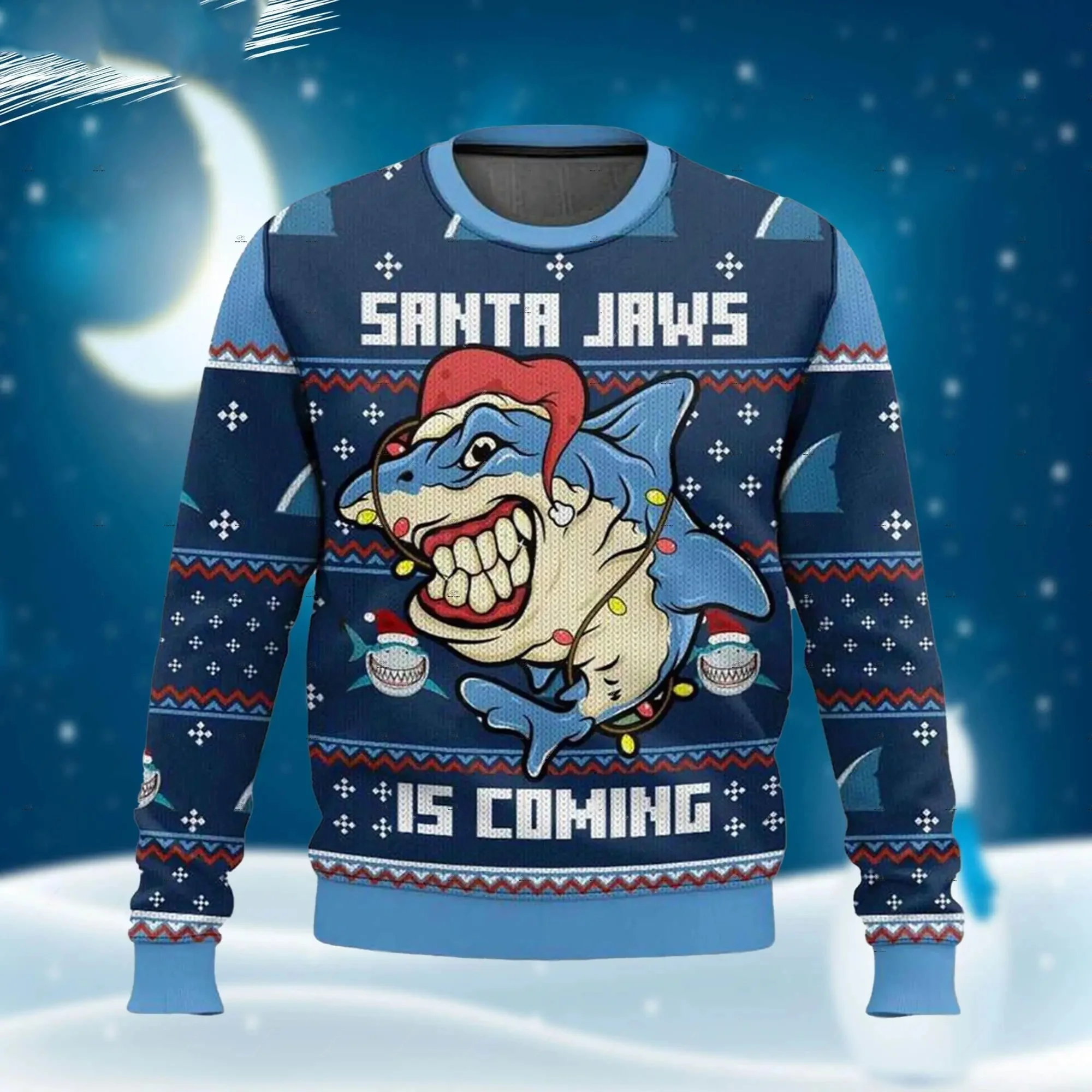 

Рождественский косплей Санта-Клаус домашнее животное аниме мультфильм ретро винтажный зимний уродливый свитер 3DPrint пуловер в стиле Харадзюку забавный с длинными рукавами X
