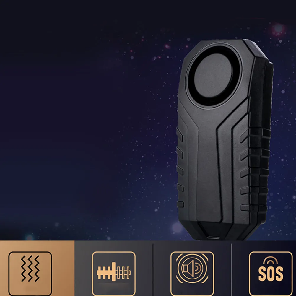 

Professional Bike Motorcycle Electric Car Vibration Alarm with 7-Level Touch Sensitivity 3D Displacement Sensor Anti-Theft