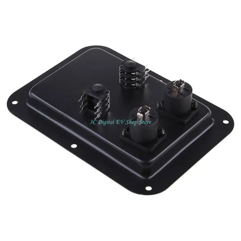 e74d ترتيب ترتيب طرفي post dual speakon pa dj speeper cabinet 4-core المقبس مقبس لوحة الطرف المرتبط