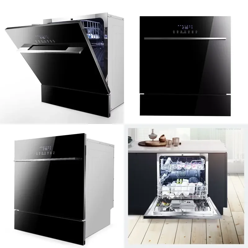 Built-in Dishwasher Intelligent Multifunctional Sterilization High Temperature Drying Kitchen Appliance Compact Silent Energy