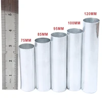 Cartucho de aluminio con labio para laboratorio Dental, inyección de dentadura acrílica Flexible, 25mm de diámetro, 50 unidades por juego