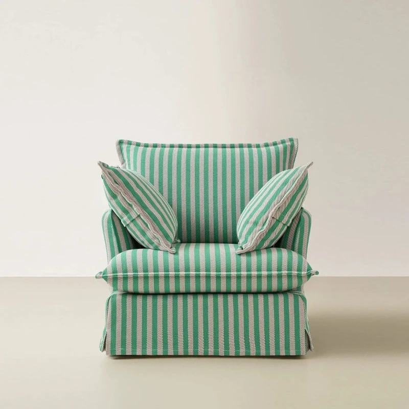 Modern modular single square fabric lazy sofa living room room