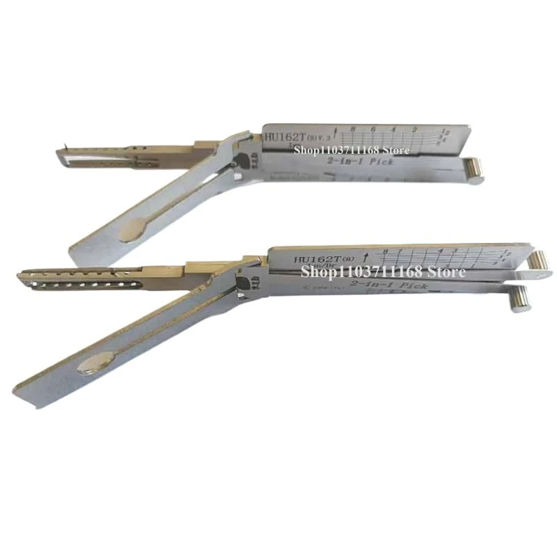 

1PCS Lishi 2-in-1 HU162T(8)lgnV.3 HU162T(9)lgnV.3 Ign 2in1 Decoder and Pick for VW for Audi Locksmith Picking Tool car ganzua