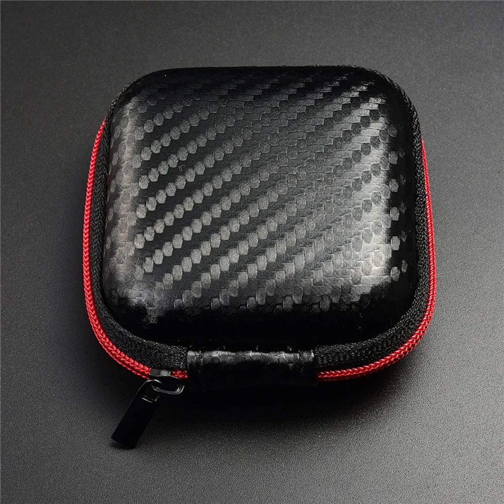 Earphone Holder Case Storage Carrying Hard Bag Portable Mini Zipper Bags For Headphone Accessories Earbuds memory Card USB Cable