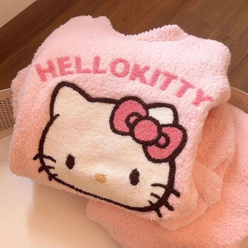 Cinnamoroll Peluche Addensato Caldo Ins Stile Accogliente Pigiama di Velluto Corallo per le Ragazze Dolce Hello Kitty Carino Flanella Vestiti per la Casa Se