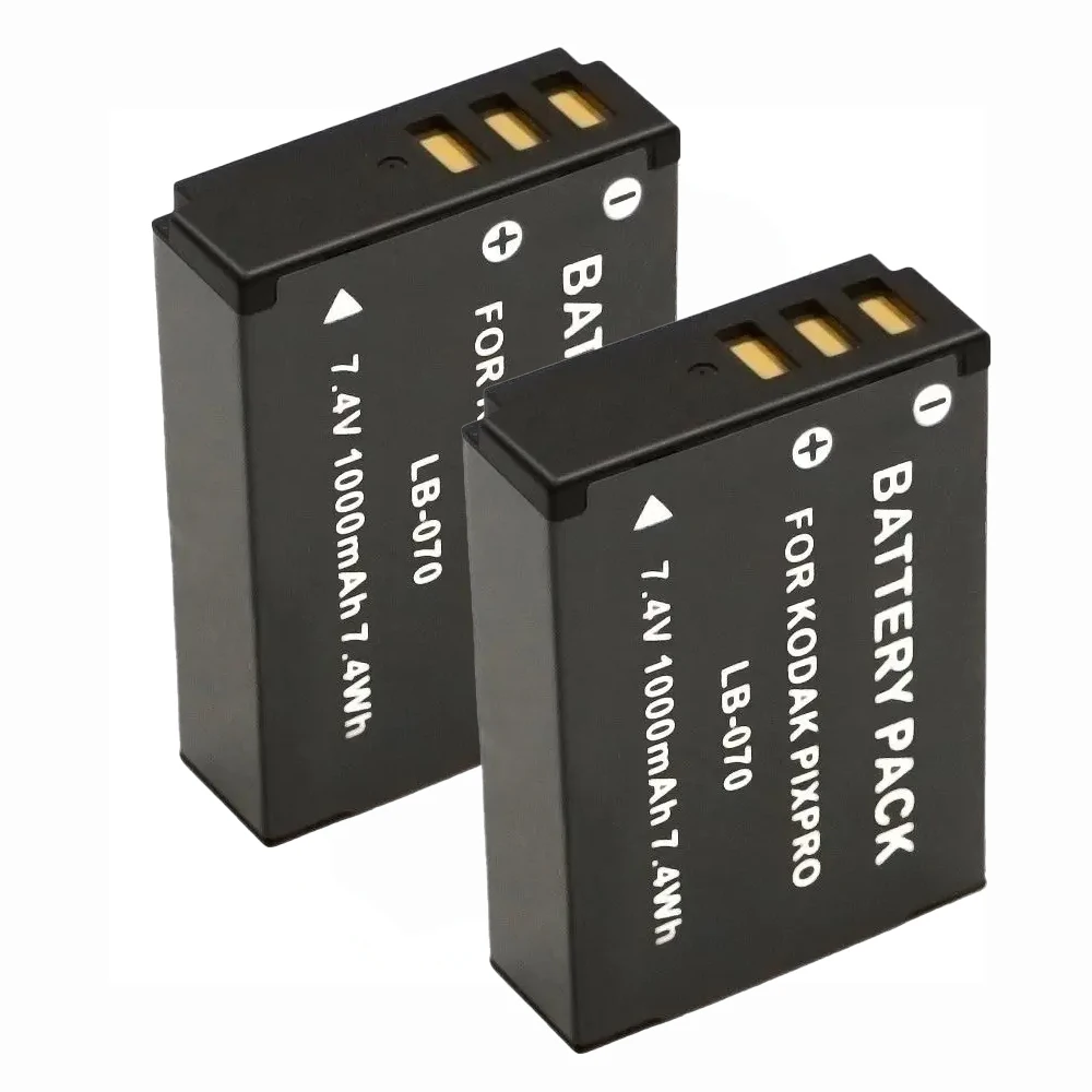 LB-070 Battery / USB Charger Replacement for Kodak Pixpro AZ651
