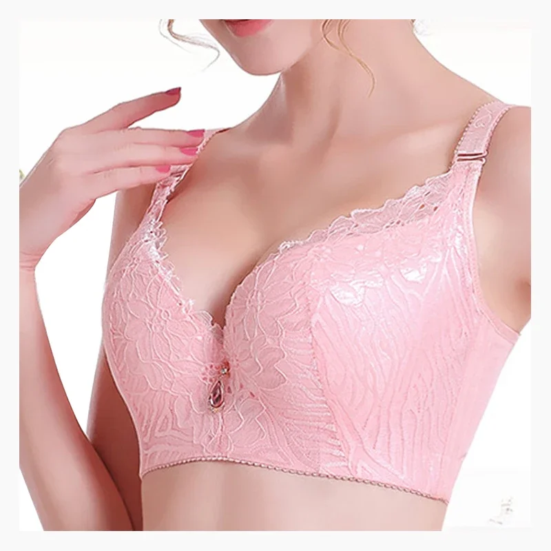 Classic red lace bra top women\'s underwear active support push up bralette LARGE 80C 85D 90D 95D 100D 105D 110D 115D 120D C3313