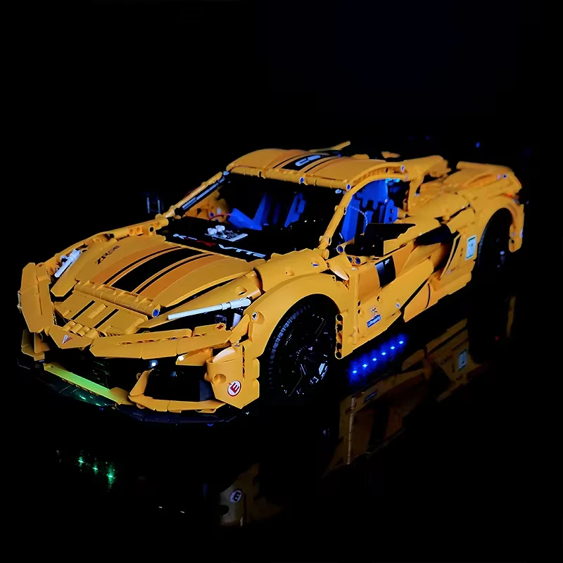 RC DIY LED ライトキット レゴ GULY 10622 テクニカルスポーツカーハイパーカー用 (LED ライトのみ、ブロックモデルなし)