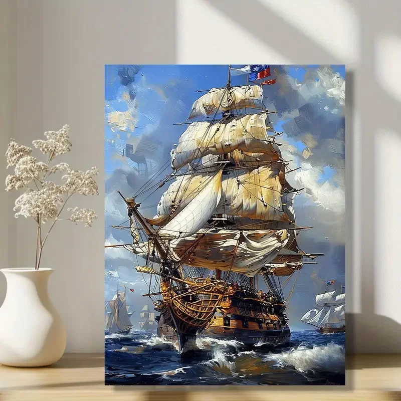 Abstract Sailboat A… - image