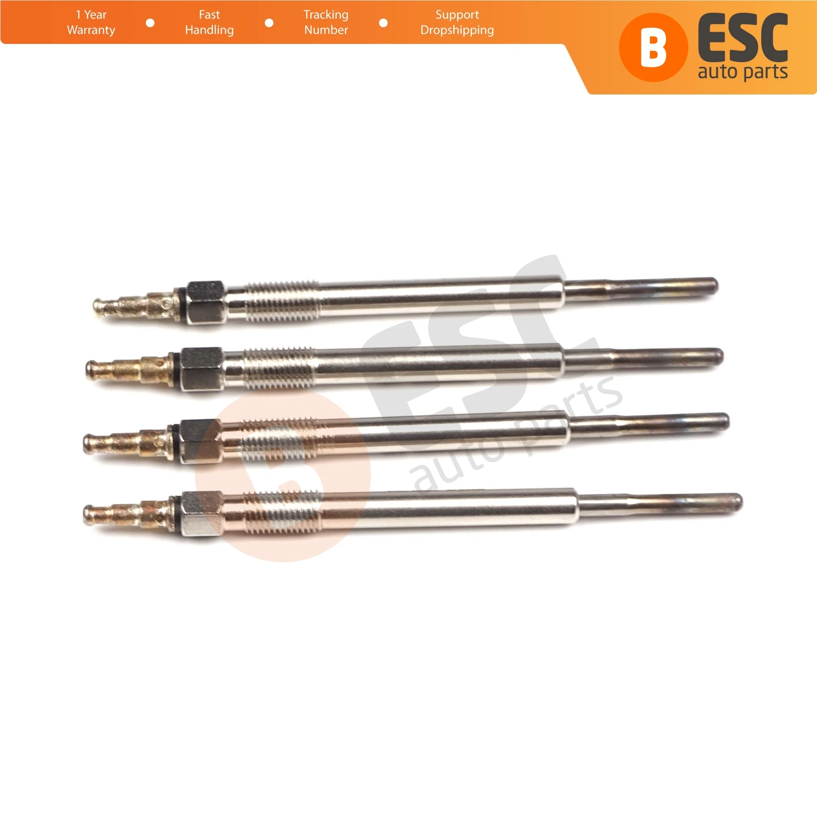 ESC Auto Parts EGP14-1 4 Pcs Heater Glow Plugs GX2117, N10579802 for VW Skoda Seat Audi Chrysler Dodge Jeep Ship From Turkey