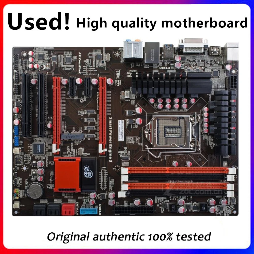 

For Colorful C.Z77 X3 V20 Z77-A P8Z77-V LX2 Computer Motherboard LGA 1155 DDR3 For Intel Z77 Original Desktop Used Mainboard