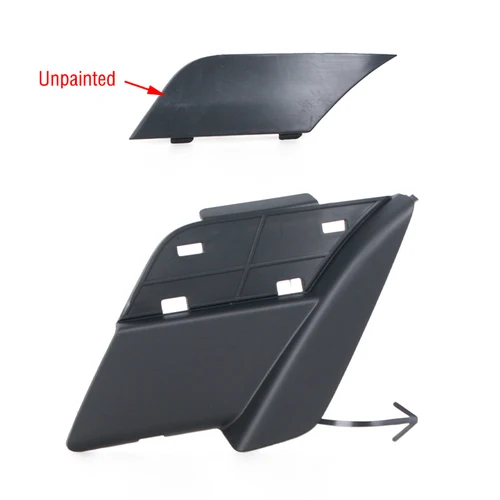 Imagen 2 del producto 2 uds para Suzuki SX4 s-cross Cross Facelift 2016-2020 cubierta de gancho de remolque de parachoques delantero tapa de remolque remolque tapa de ojo de transporte sin pintar