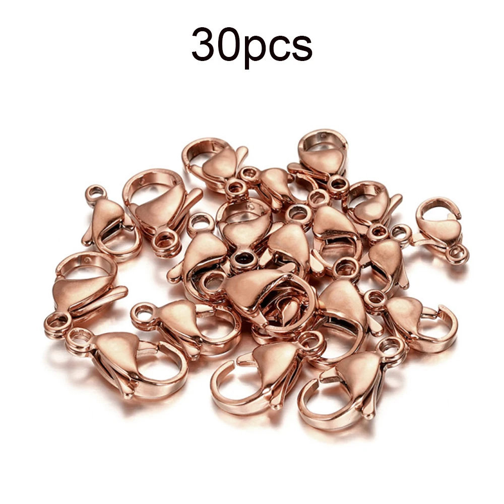 10-30 Stuks Roestvrij Staal Vergulde Karabijn Klauw Sluitingen Voor Armband Ketting Ketting Diy Sieraden Maken Bevindingen levert