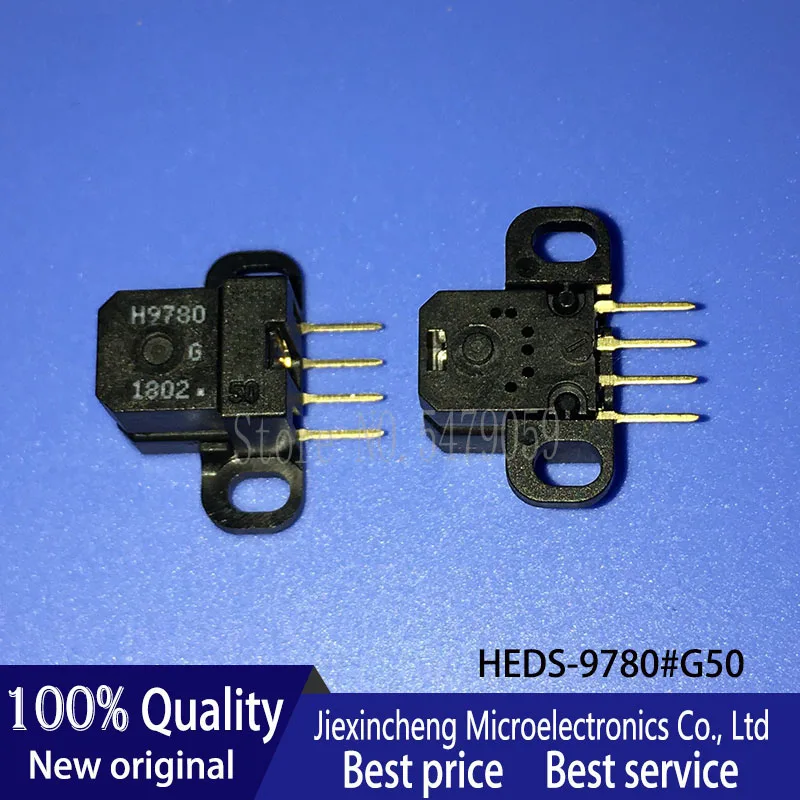 5PCS HEDS-9780#G50 H9780  9780#G50 HEDS-9780 Series SIP4 Photoelectric sensor Optical Encoder Modules