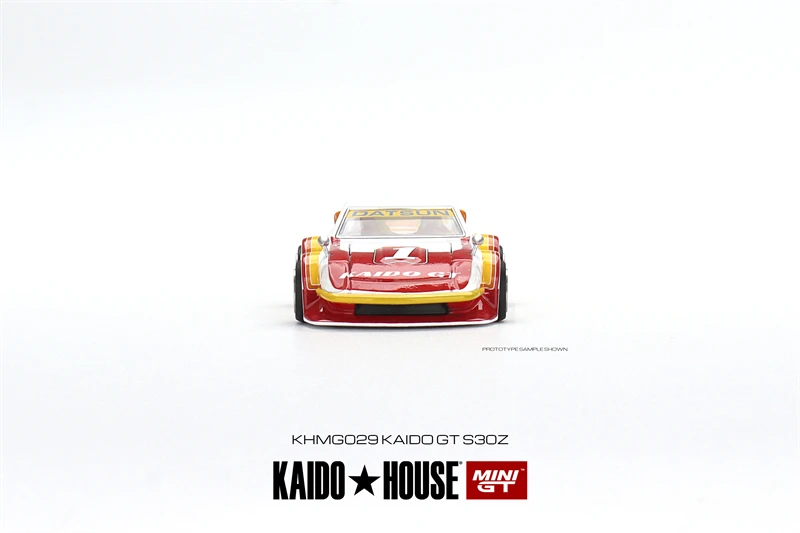 Kaido House x MINI GT 1:64 Datsun KAIDO Fairlady Z Kaido GT V1 Red White V2 Green Diecast Model Car