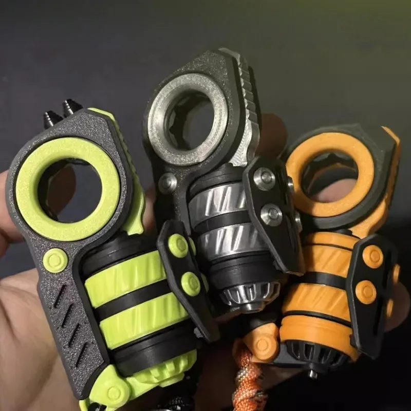 Ratchet ล้อย่อหน้าแหวนแม่เหล็ก Slider Fidget Spinner Roller Anti-stress EDC Sensory ความเครียดบรรเทาของเล่นบรรเทาความวิตกกังวล
