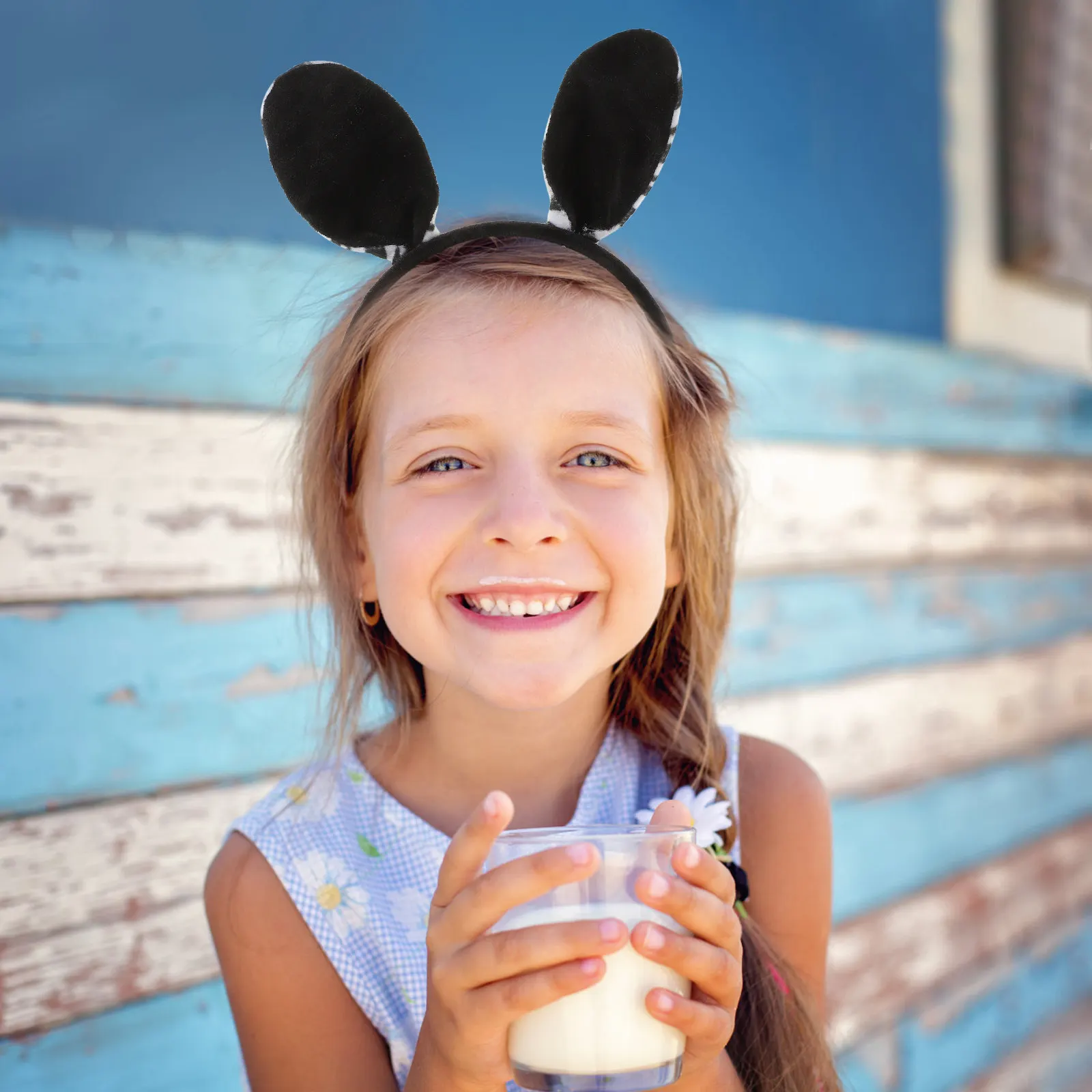 1Set Animal Costume Accessory Zebra Ears and Tail Set Scientific Design Soft Cloth Material for Cosplay Festival Performance