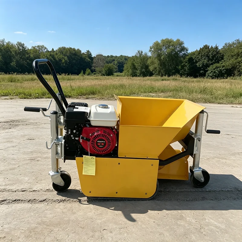 Lightweight Walk Behind Slipform Curb Machine for Highway Shoulder and Rural Road Edge Curbing