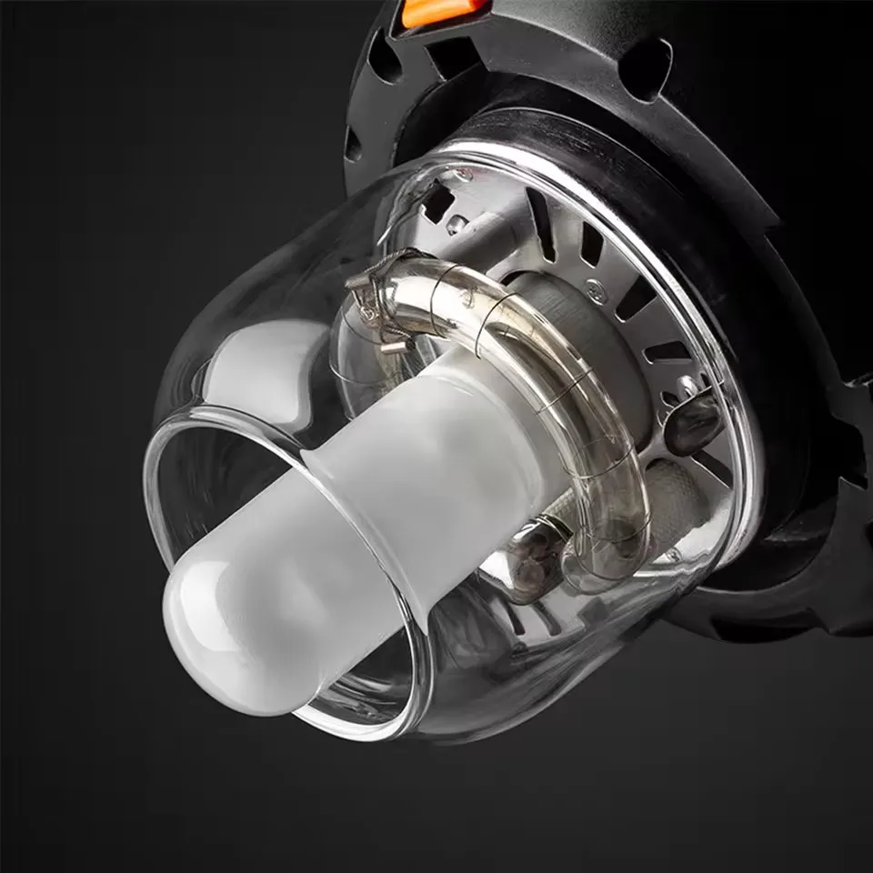 ل Godox غطاء زجاجي قبة حامي غطاء ل Godox QT QS GT GS سلسلة ستوديو فلاش ستروب