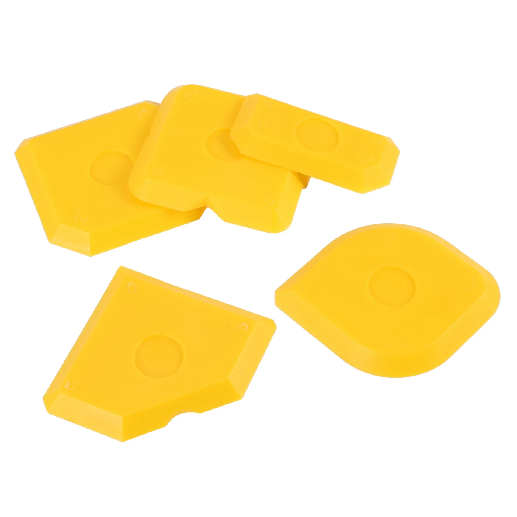 AT63-25Pcs Scraper Tool Kit Grouting Set Smoothing Trowel Grout Remover Silicone Joint Joint Filler Smoothing Spatula