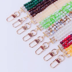 1pcs candy solid color women acrylic handbag strap bag decoration phone case chain alternative bag chain B342