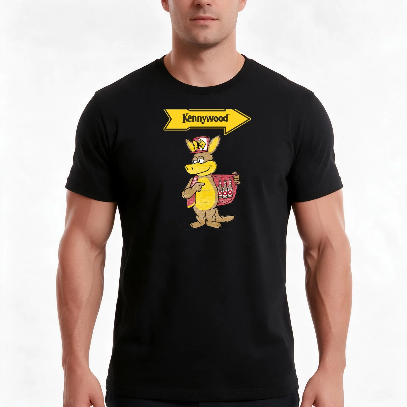kennywood Kenny Kangaroo Gift Idea For Kennywood Lovers T-Shirt Summer Casual Cotton Tee Oversized Streetwear Tops